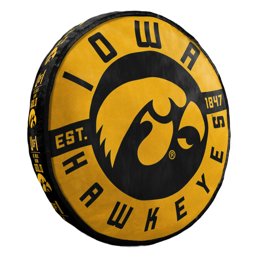 Iowa Hawkeyes Travel Cloud Pillow - 15 inch