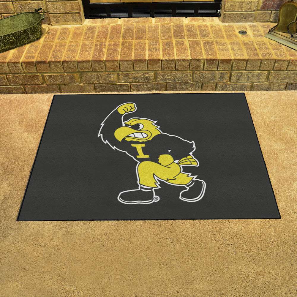 Iowa Hawkeyes ALL STAR 34 x 45 Floor Mat - 2nd Logo