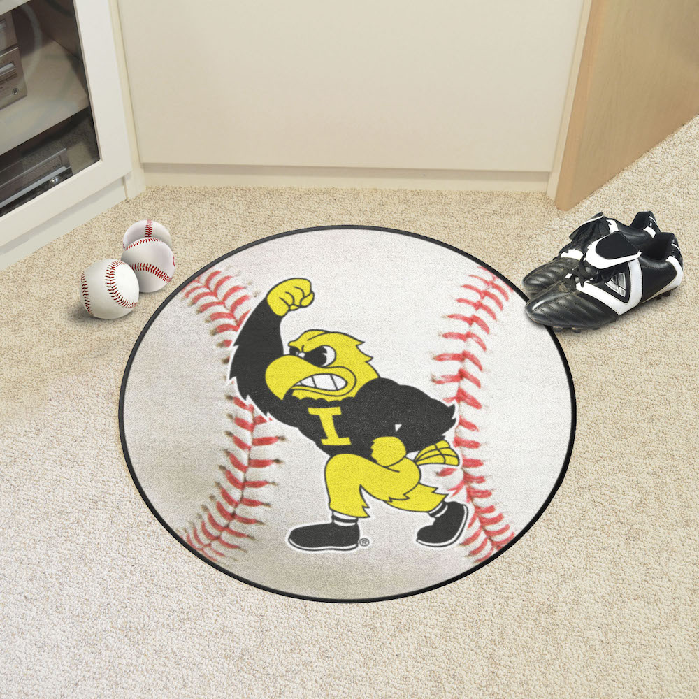 Iowa Hawkeyes BASEBALL Mat - 2nd Logo