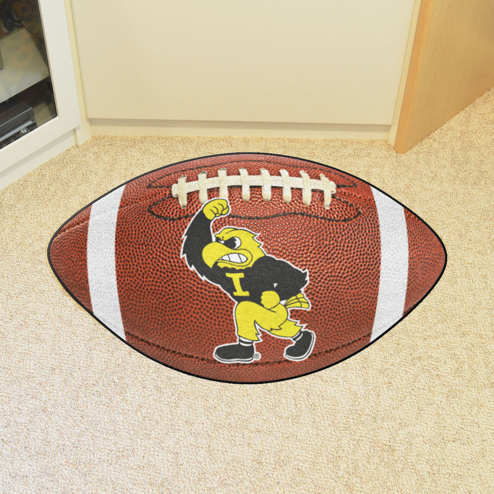 Iowa Hawkeyes FOOTBALL Mat - 2nd Logo