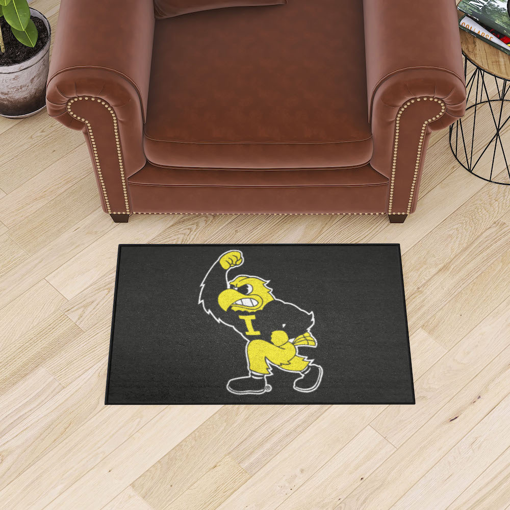 Iowa Hawkeyes 20 x 30 STARTER Floor Mat - 2nd Logo