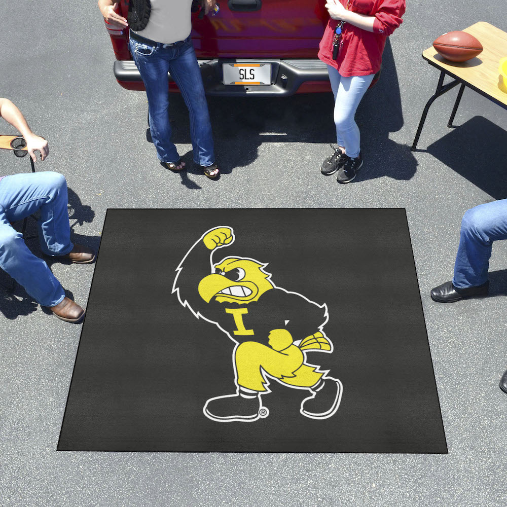 Iowa Hawkeyes TAILGATER 60 x 72 Rug - 2nd Logo