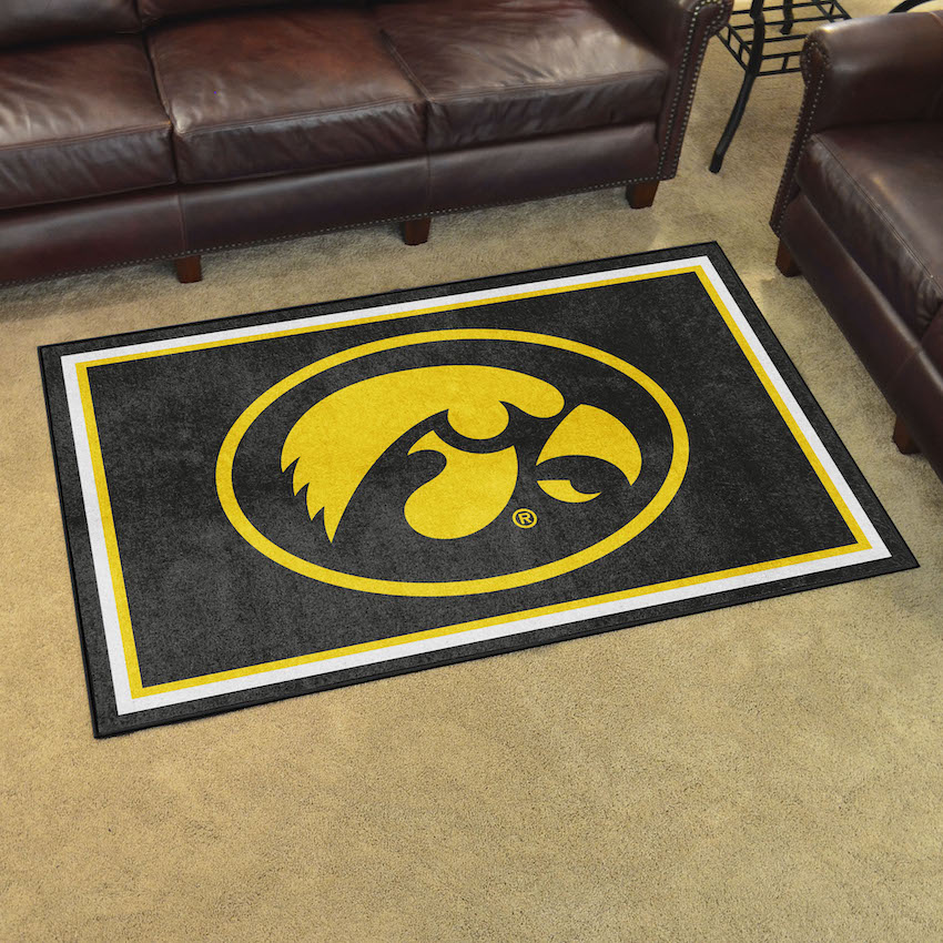 Iowa Hawkeyes 4x6 Area Rug