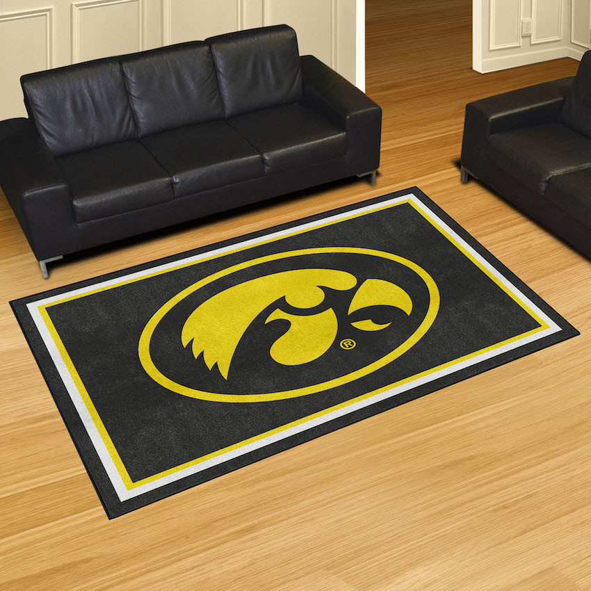 Iowa Hawkeyes 5x8 Area Rug