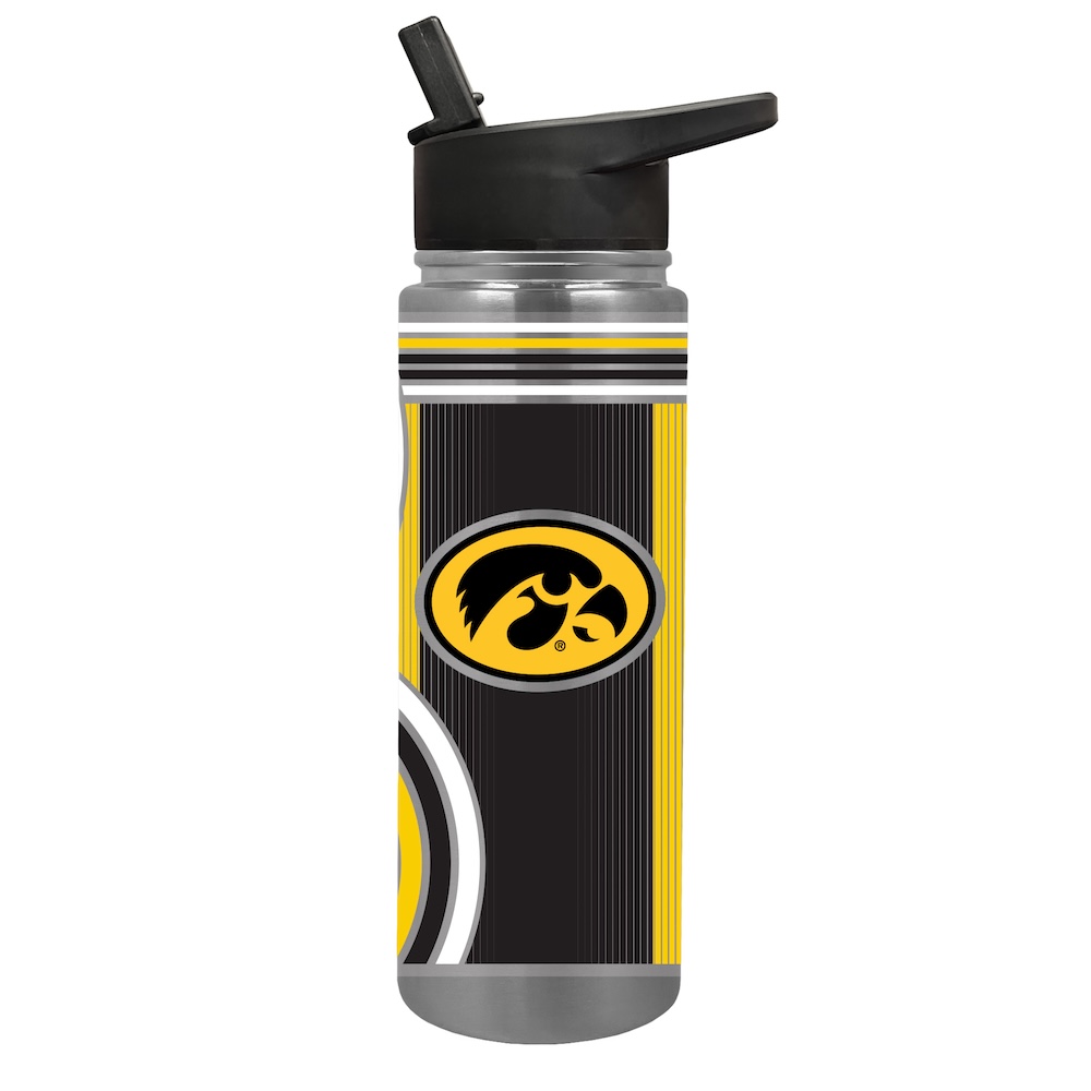 Iowa Hawkeyes COOL VIBES 24 oz Thirst Hydration Water Bottle