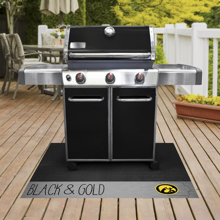 Iowa Hawkeyes SOUTHERN STYLE Grill Mat