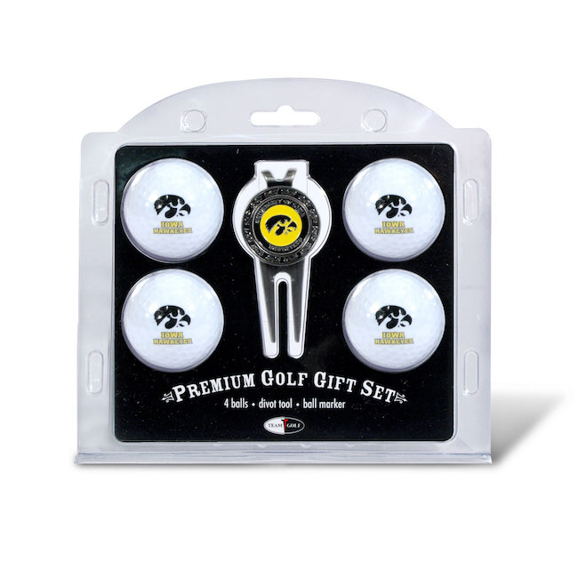 Iowa Hawkeyes 4 Golf Ball and Divot Tool Set