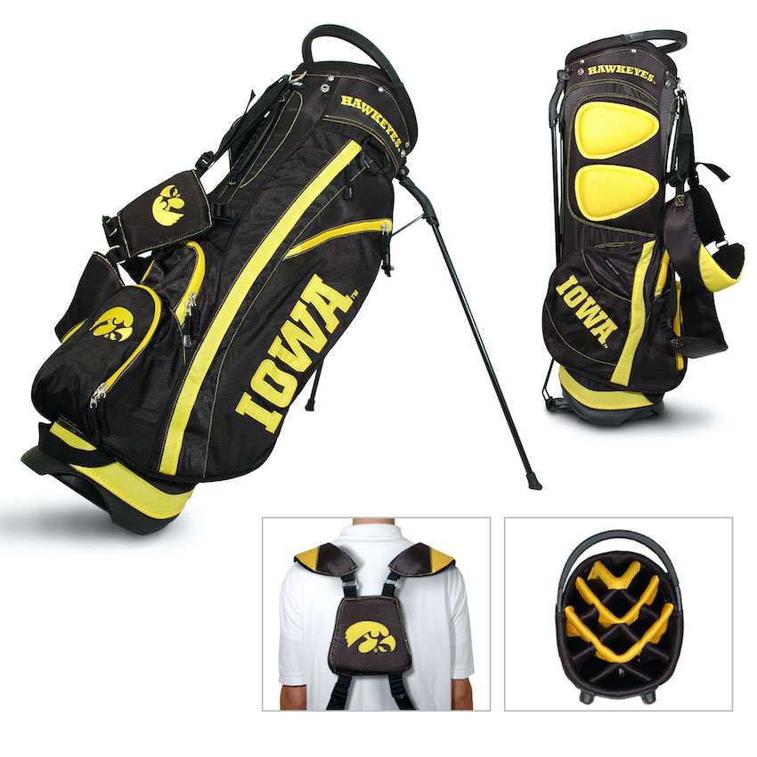 Iowa Hawkeyes Fairway Carry Stand Golf Bag