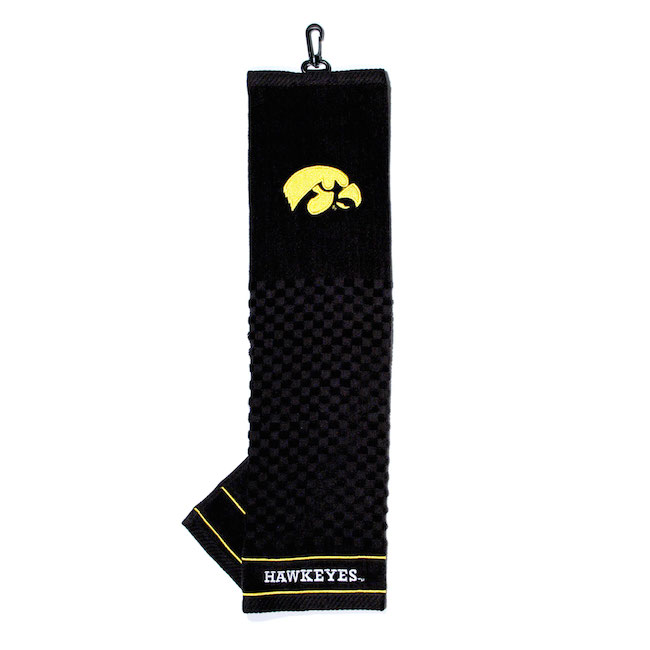 Iowa Hawkeyes Embroidered Golf Towel