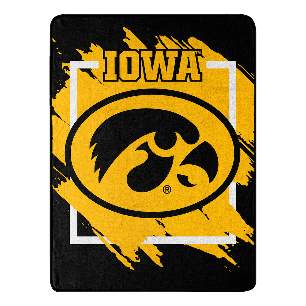 Iowa Hawkeyes Micro Raschel 50 x 60 Team Blanket