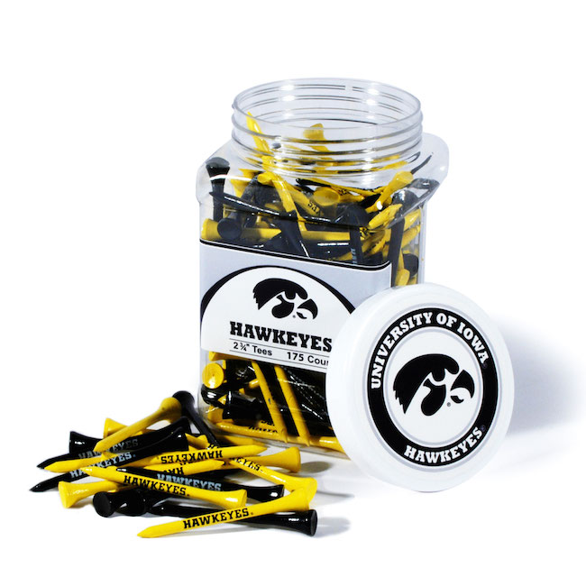 Iowa Hawkeyes 175 imprinted Tee Jar