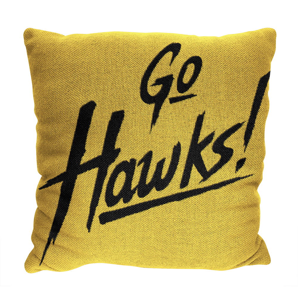 Iowa Hawkeyes Double Sided INVERT Woven Pillow