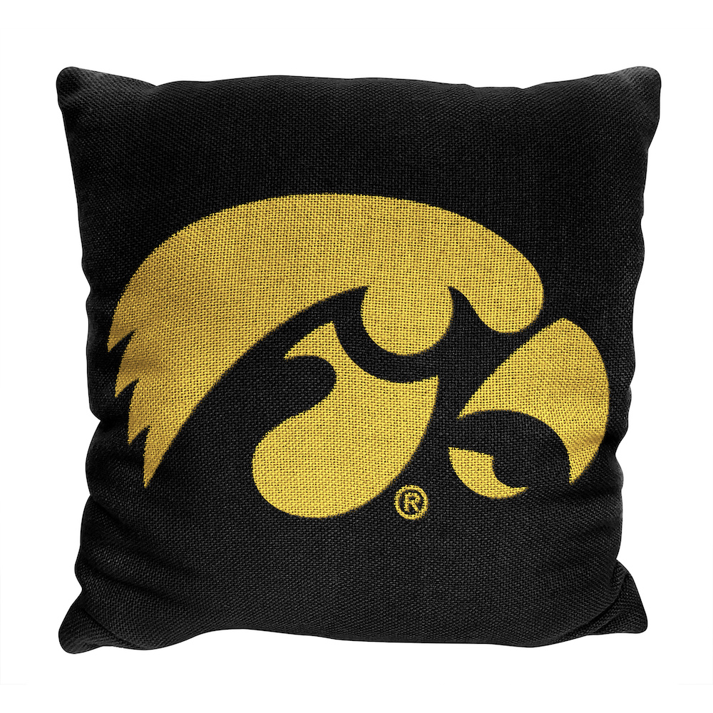 Iowa Hawkeyes Double Sided INVERT Woven Pillow