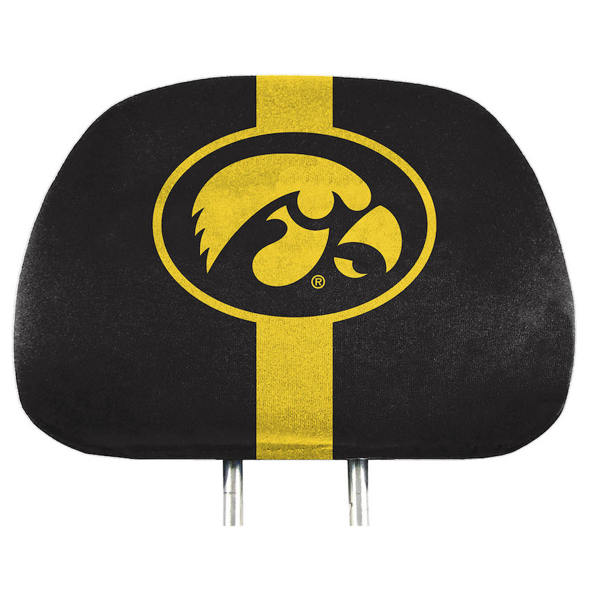 Iowa Hawkeyes Printed Head Rest Covers