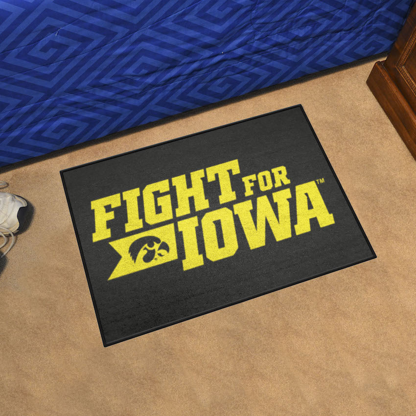 Iowa Hawkeyes SLOGAN 20 x 30 Starter Floor Mat