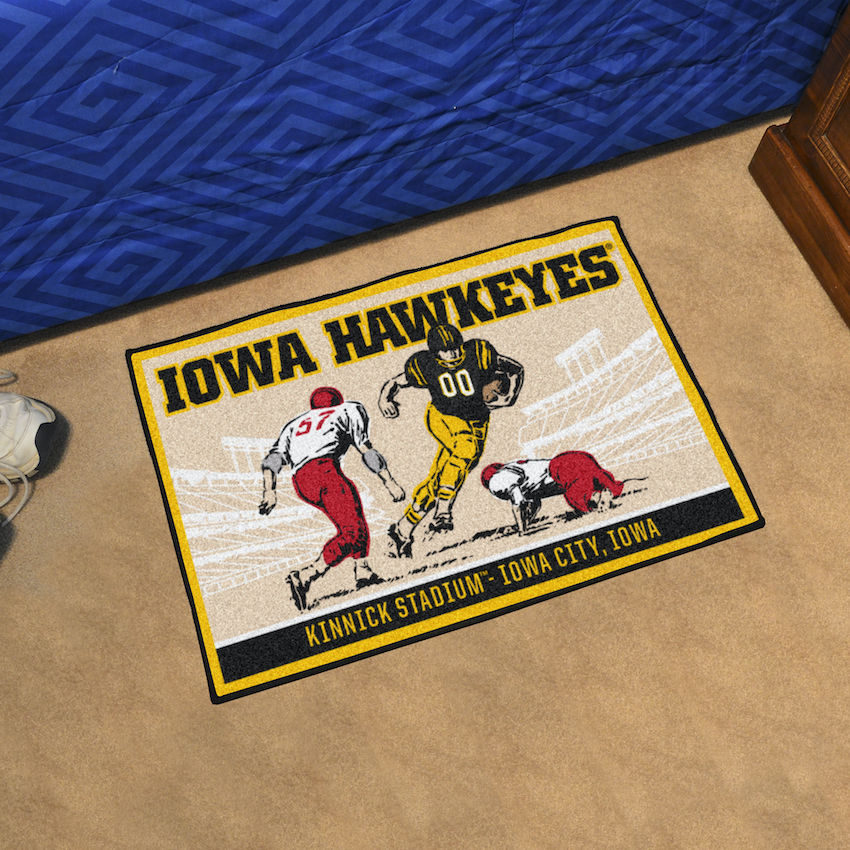 Iowa Hawkeyes 20 x 30 TICKET Starter Floor Mat