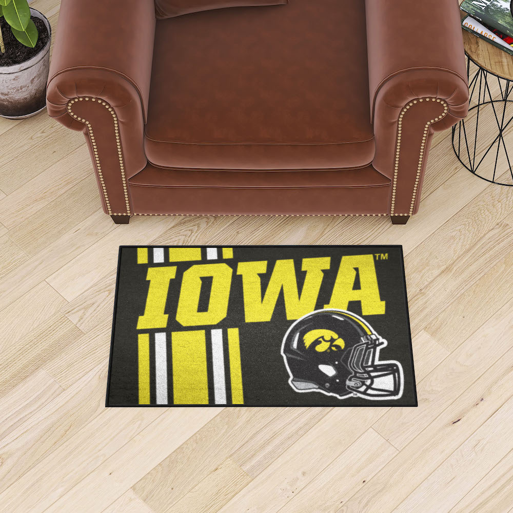 Iowa Hawkeyes 20 x 30 Uniform STARTER Floor Mat