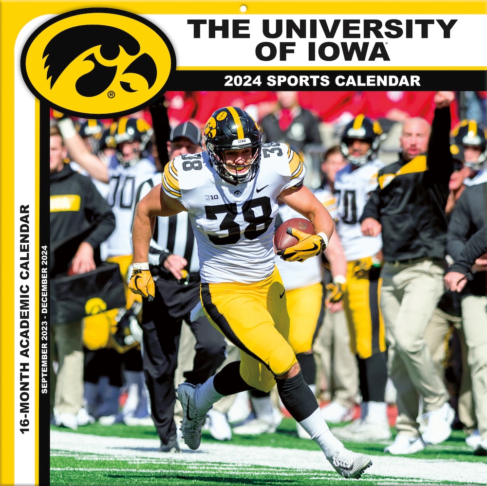 Iowa Hawkeyes 2025 NCAA Mini Wall Calendar