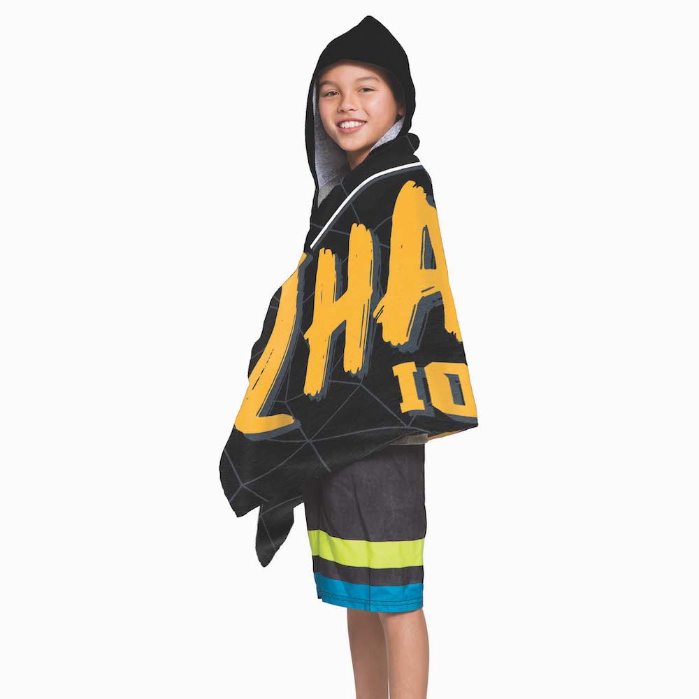 Iowa Hawkeyes Youth Hooded Beach Towel