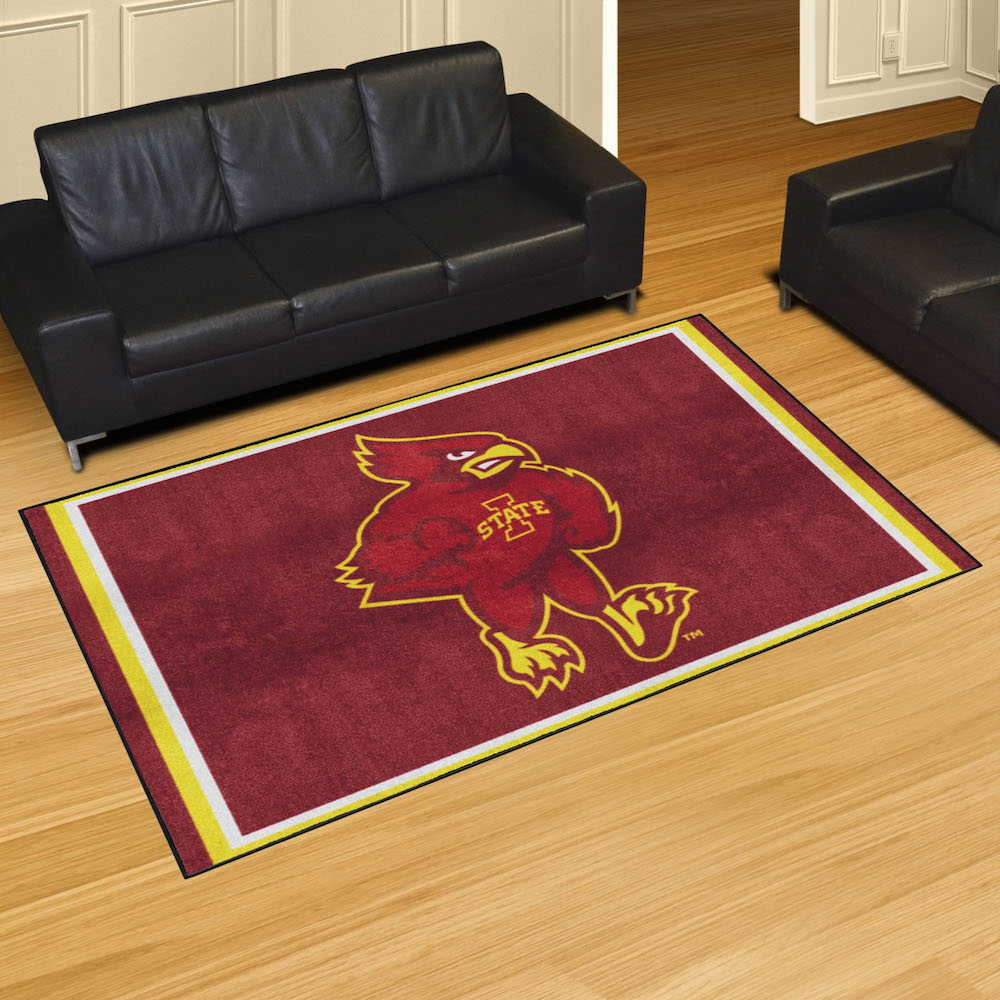 Iowa State Cyclones 5x8 Area Rug - Alt Logo