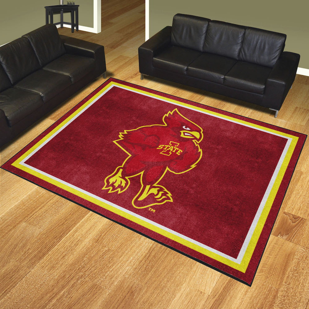 Iowa State Cyclones 8x10 Area Rug - Alt Logo