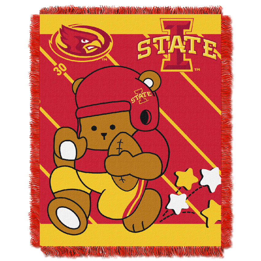 Iowa State Cyclones Woven Baby Blanket 36 x 48