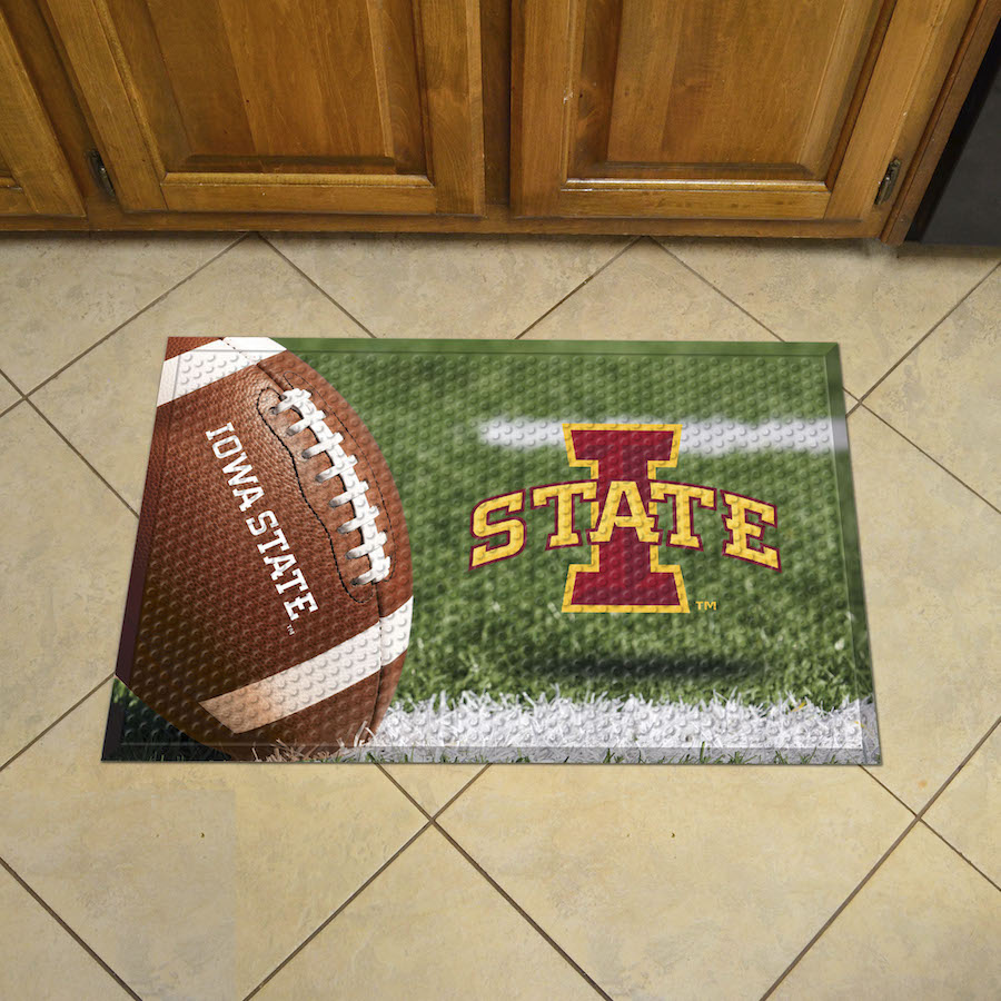 Iowa State Cyclones Ball Style SCRAPER Door Mat