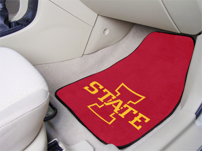 Iowa State Cyclones Car Floor Mats 18 x 27 Carpeted-Pair