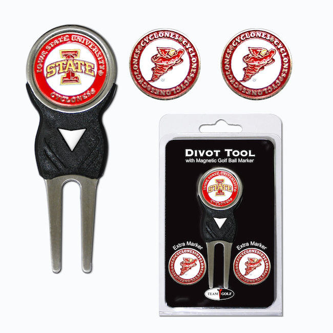 Iowa State Cyclones 3 Marker Signature Divot Tool Pack