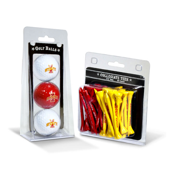 Iowa State Cyclones 3 Ball Pack and 50 Tee Pack