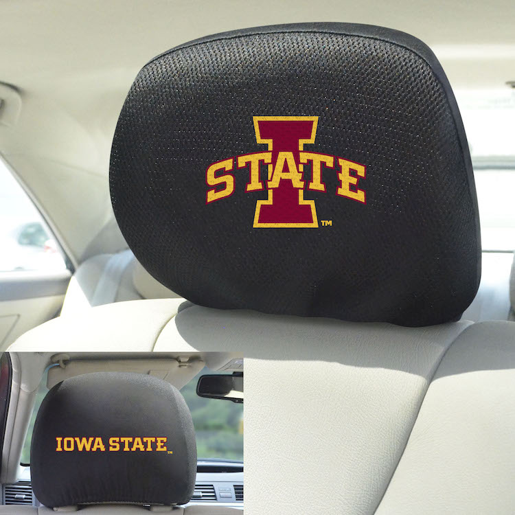 Iowa State Cyclones Head Rest Covers