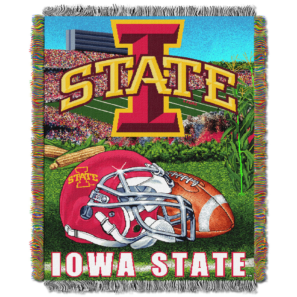 Iowa State Cyclones Home Field Advantage Series Tapestry Blanket 48 x 60