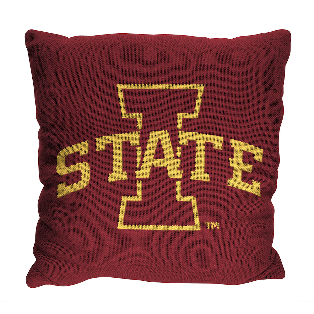 Iowa State Cyclones Double Sided INVERT Woven Pillow