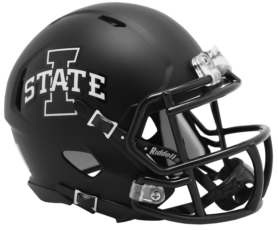 Iowa State Cyclones NCAA Mini SPEED Helmet by Riddell - BLACK