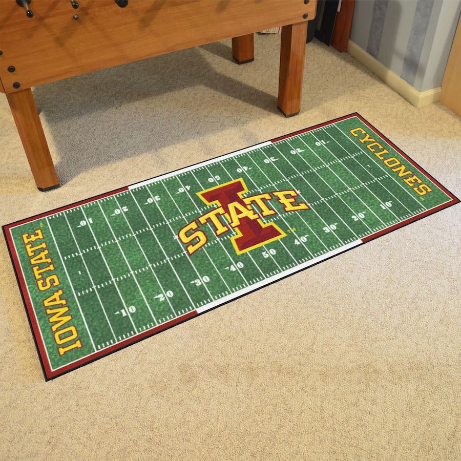 Iowa State Cyclones 30 x 72 Football Field Carpet Runner