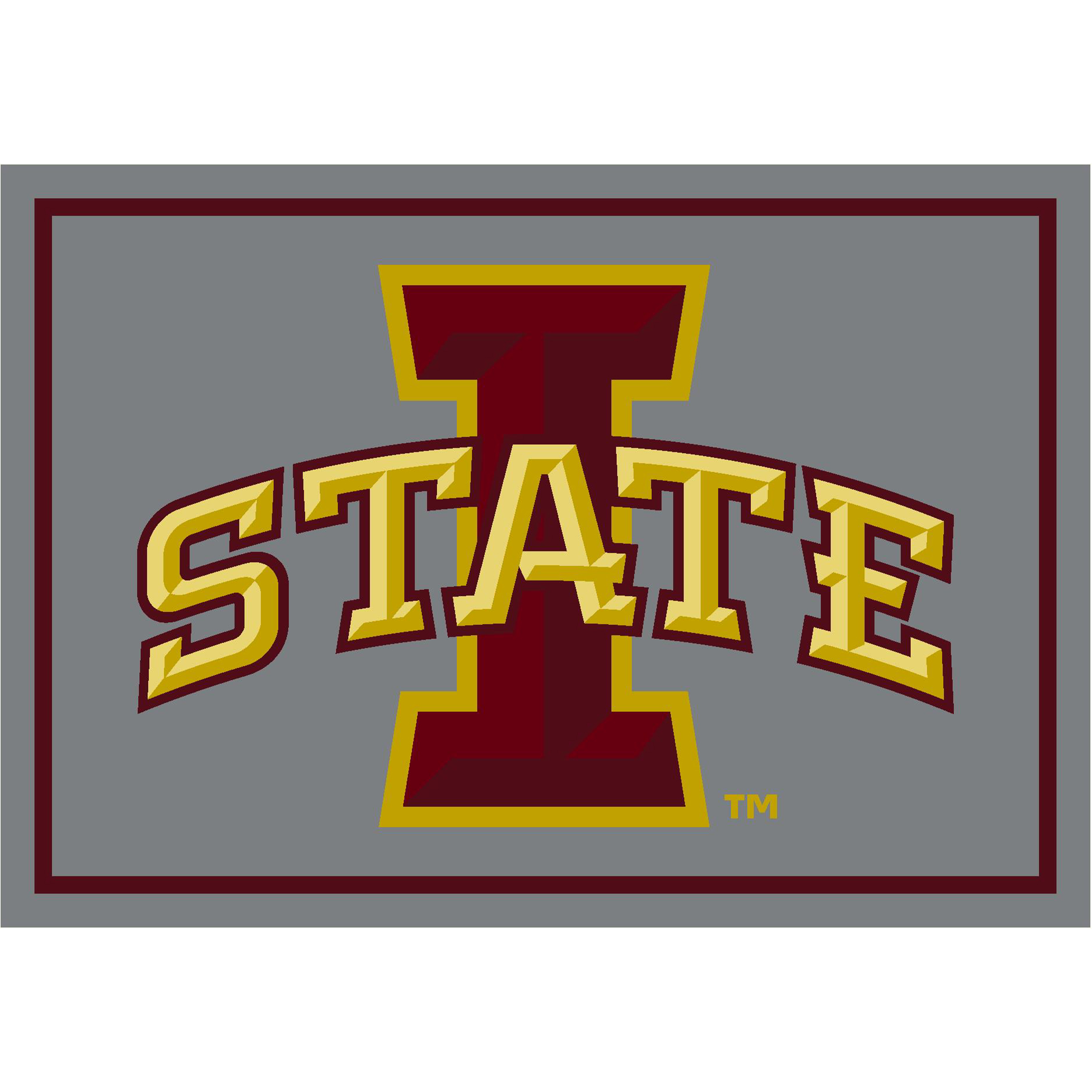 Iowa State Cyclones 8 X 11 SPIRIT Rug