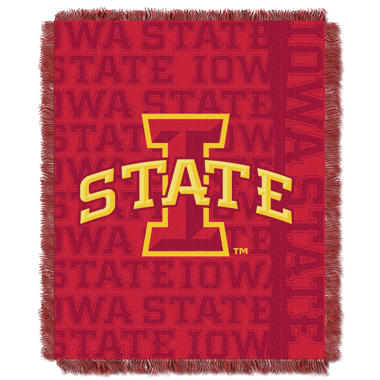 Iowa State Cyclones Double Play Tapestry Blanket 48 x 60