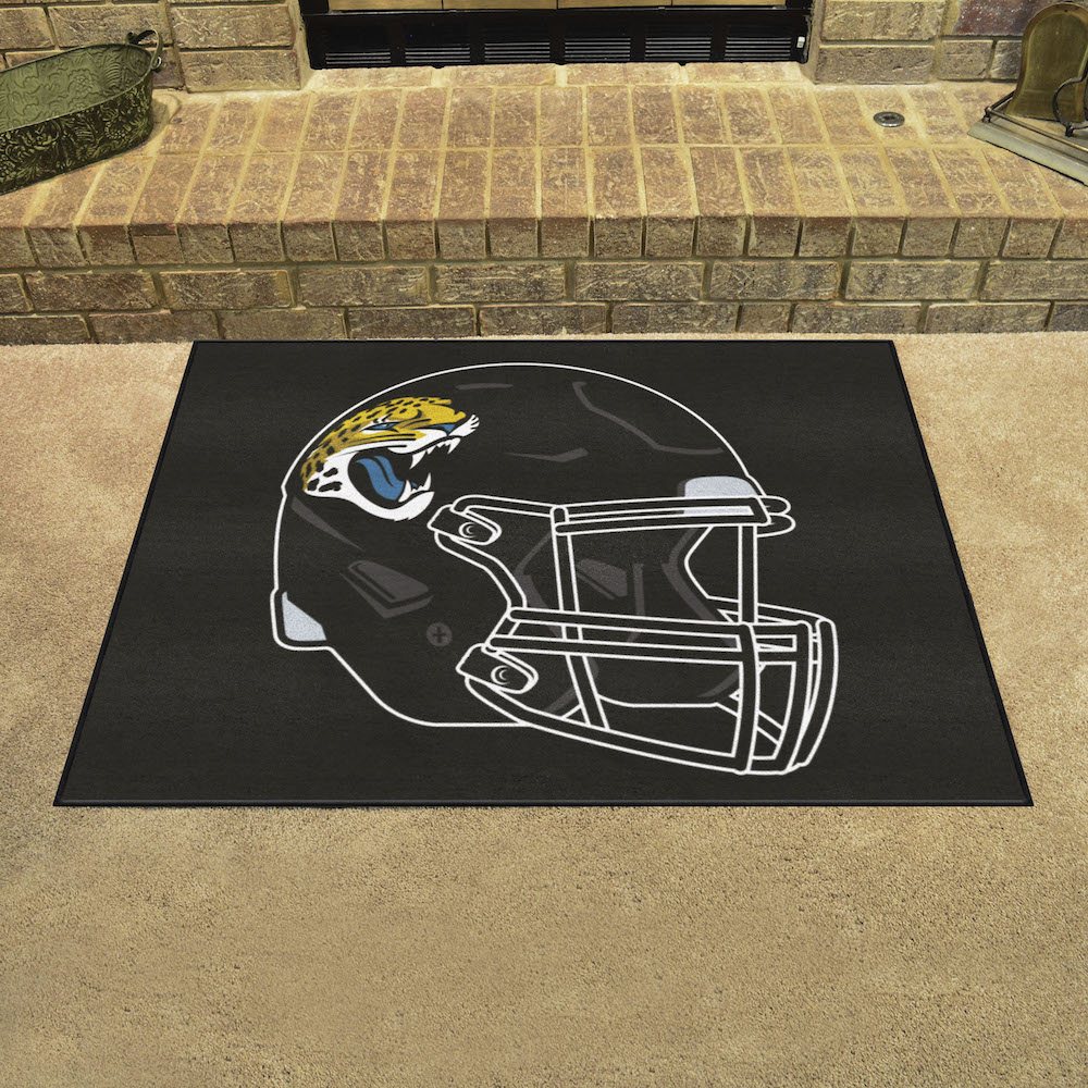 Jacksonville Jaguars 34 x 45 ALL STAR Floor Mat - Helmet Logo