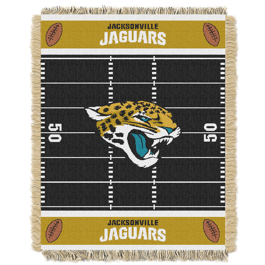 Jacksonville Jaguars Woven Baby Blanket 36 x 48