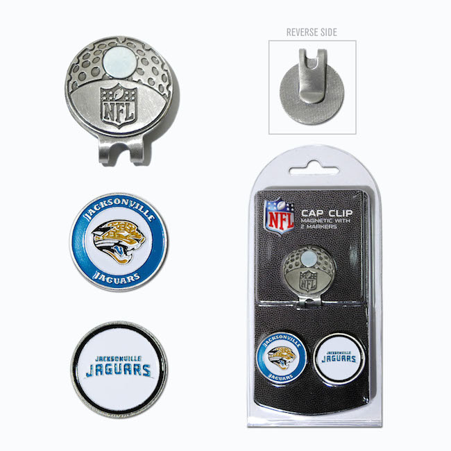 Jacksonville Jaguars Hat Clip With 2 Ball Markers