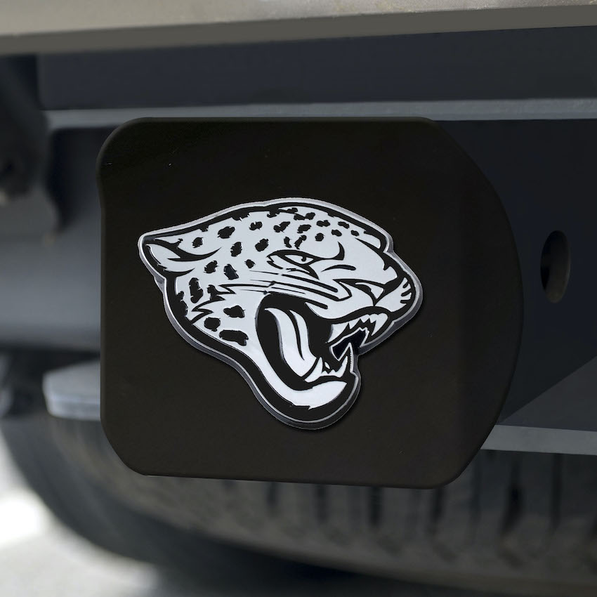 Jacksonville Jaguars BLACK Trailer Hitch Cover