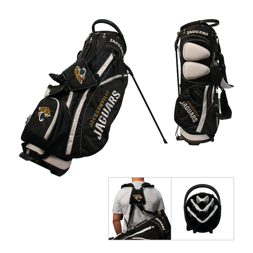 Jacksonville Jaguars Fairway Carry Stand Golf Bag