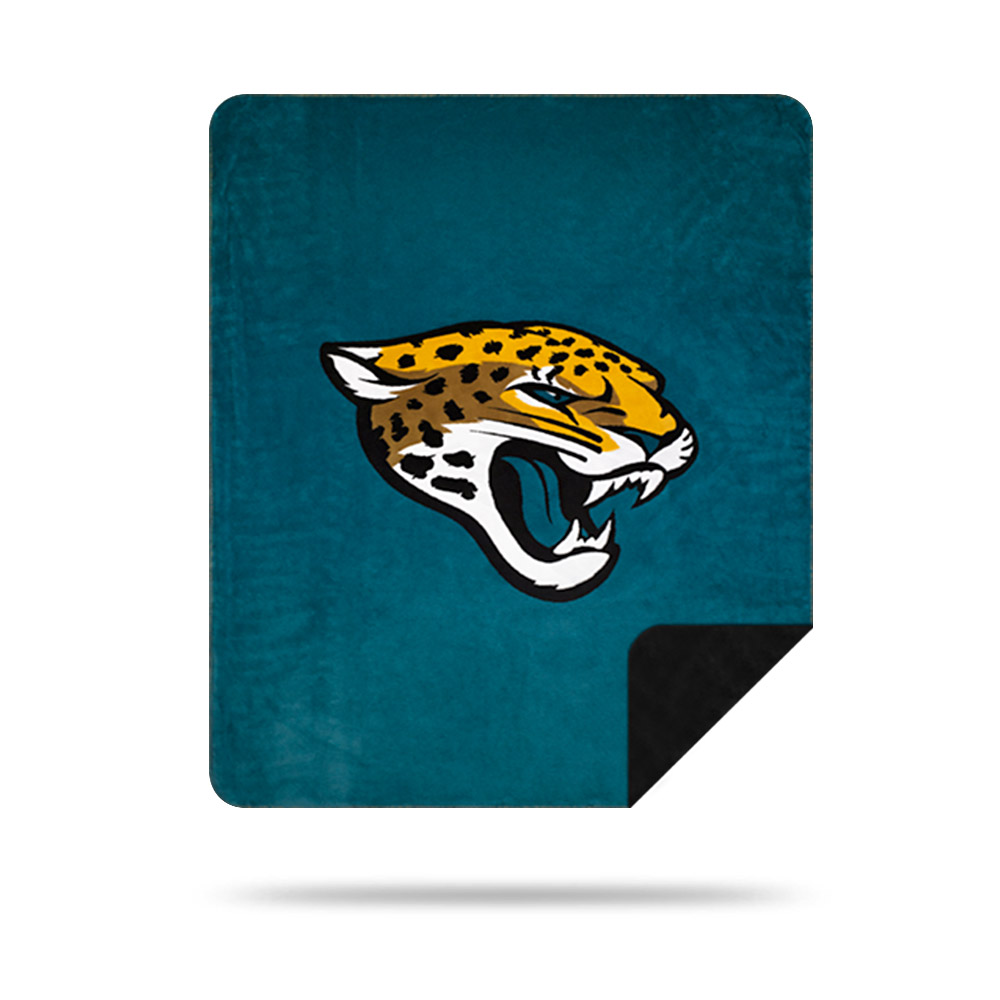 Jacksonville Jaguars DENALI Silver Knit Throw