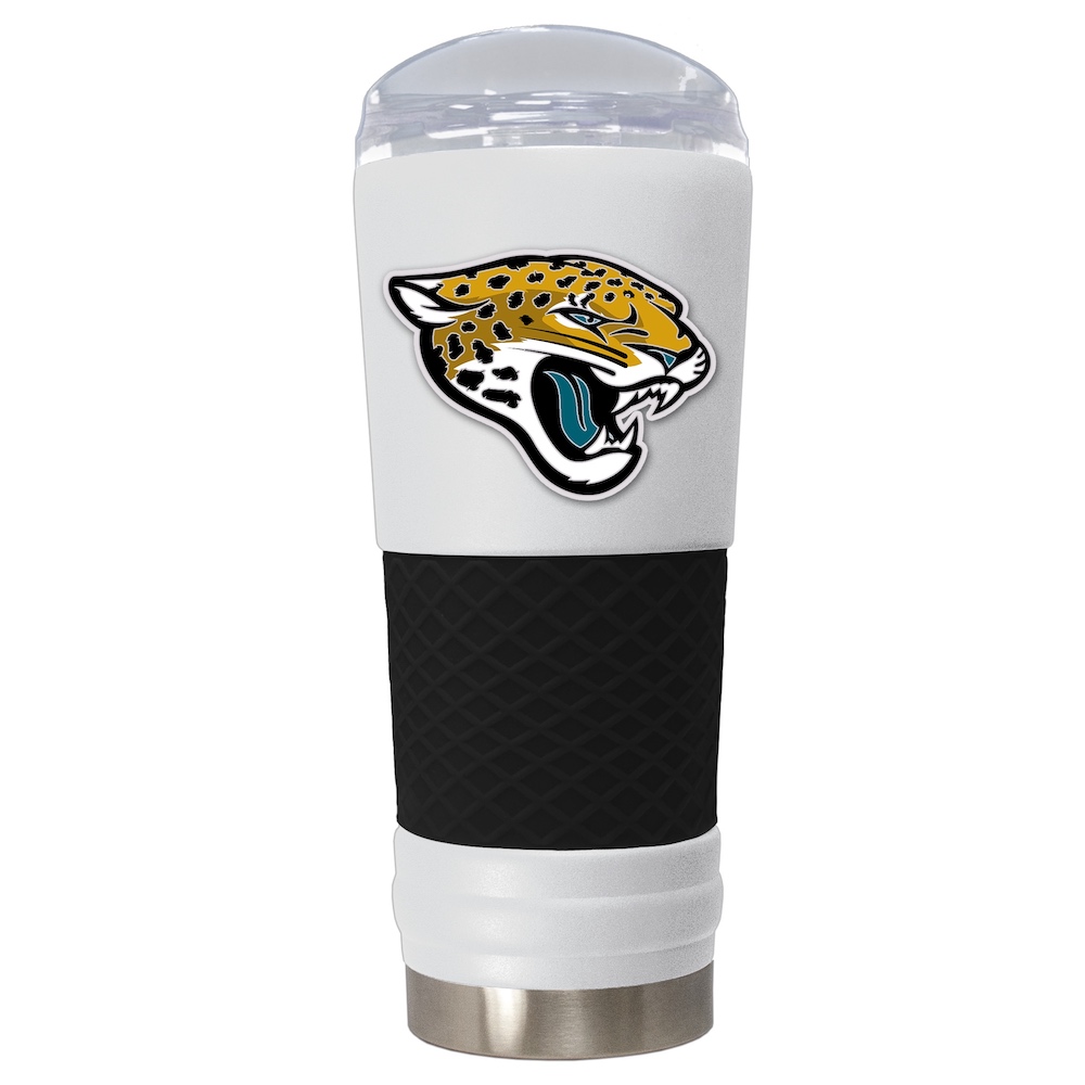 Jacksonville Jaguars 24 oz DRAFT SERIES NFL Powder Coated Insulated Travel Tumbler