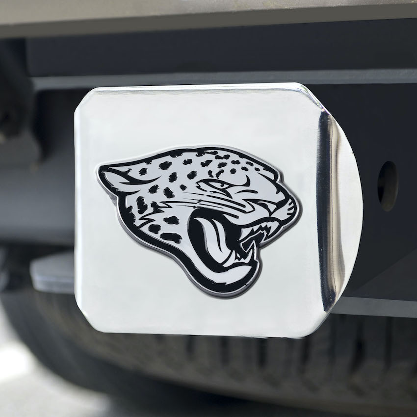 Jacksonville Jaguars Chrome Trailer Hitch Cover