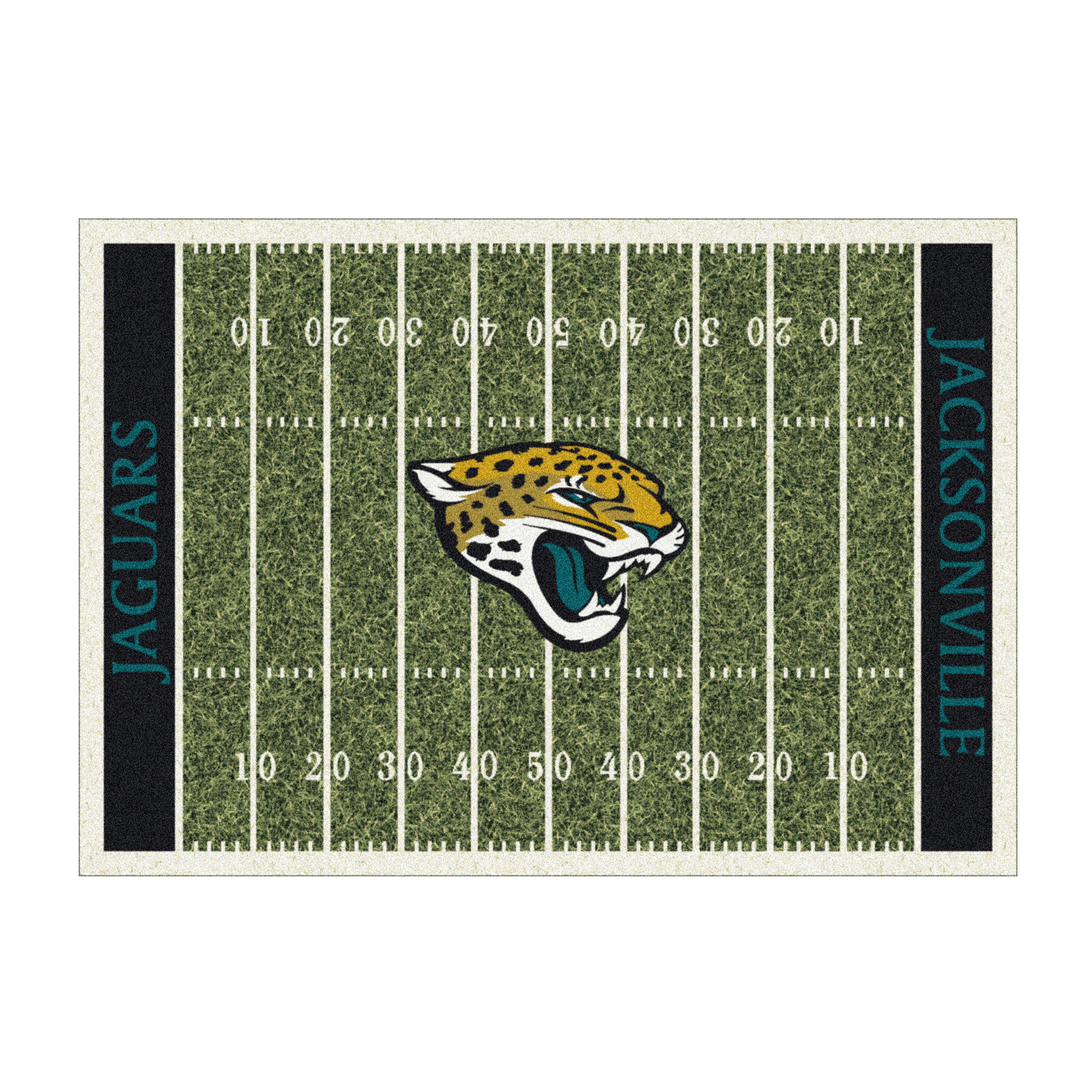 Jacksonville Jaguars 8 X 11 HOMEFIELD Rug