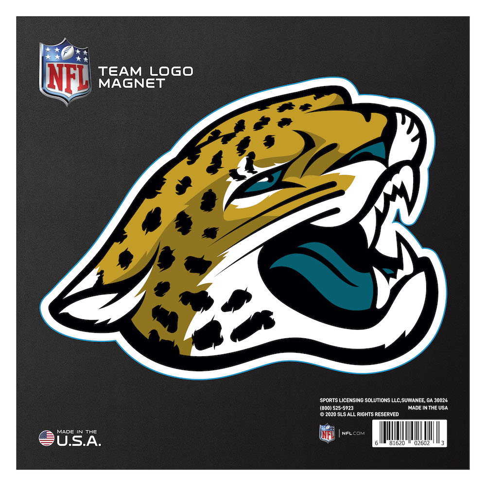 Jacksonville Jaguars Large Team Logo Magnet - Indoor Outdoor