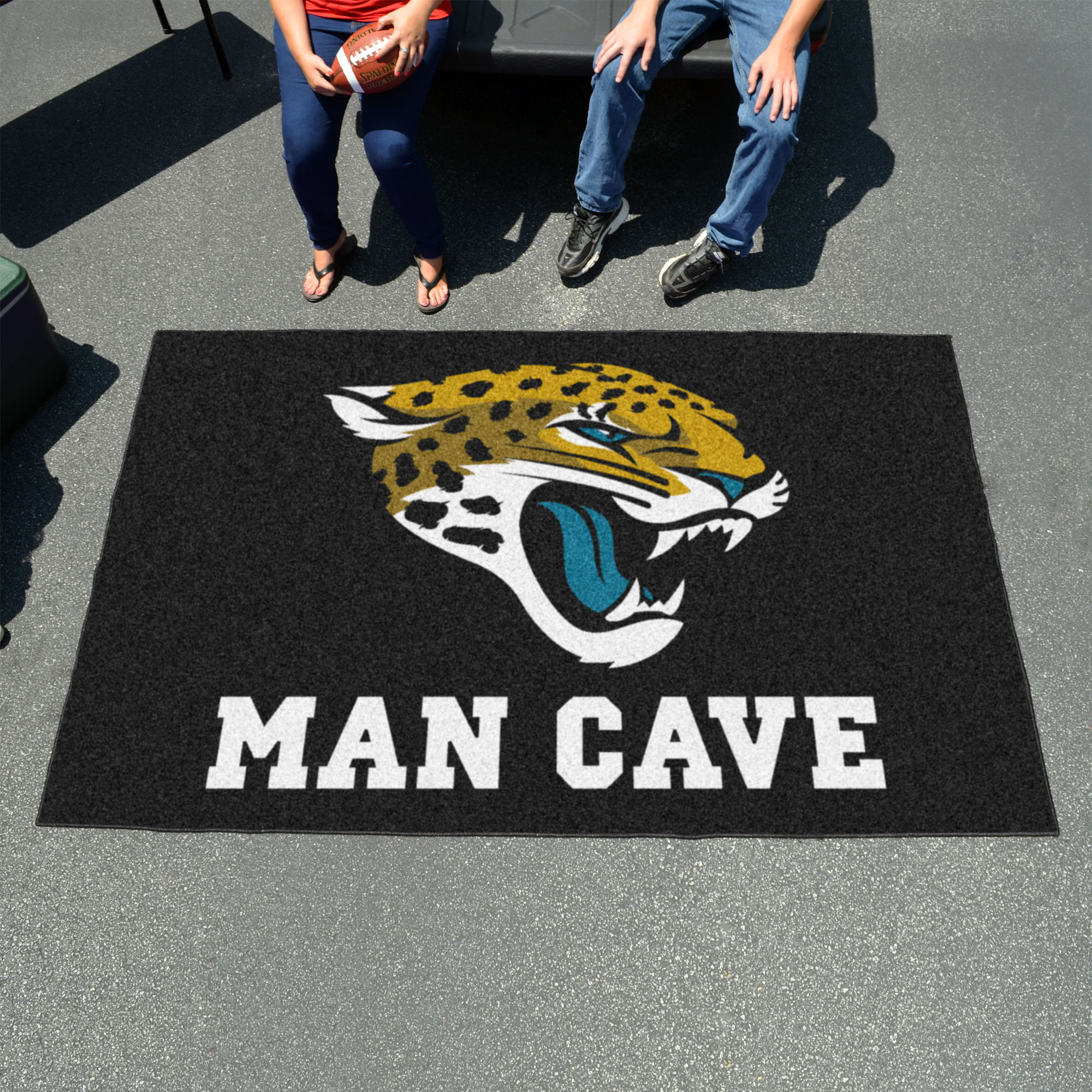 Jacksonville Jaguars UTILI-MAT 60 x 96 MAN CAVE Rug