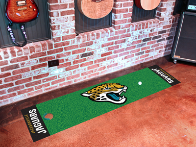 Jacksonville Jaguars Putting Green Mat 18 x 72