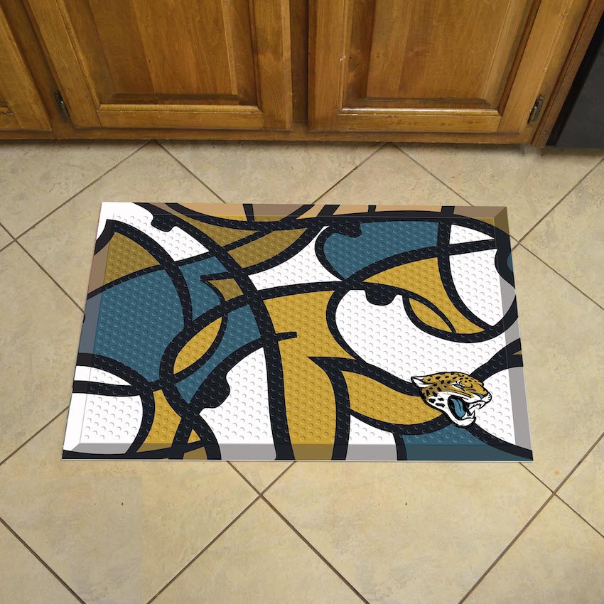 Jacksonville Jaguars Quick Snap Style SCRAPER Door Mat